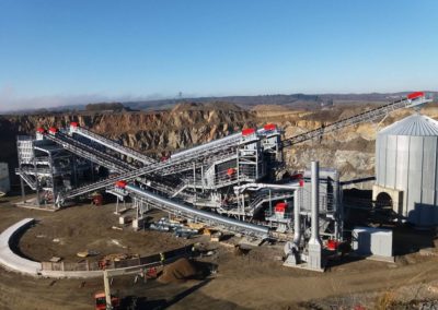 Industrie/ Materiale de constructii – Cariera Sandvik – Vensat, Franta – montaj mecanic